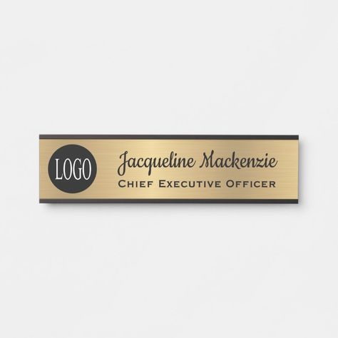 Faux Gold Office Door Sign Signs  Name Plate  Zazzle Office Door Name Plates, Office Door Sign, Office Name Plate, Door Name Plates, Office Door Signs, Door Name, Gold Office, Office Names, Office Door