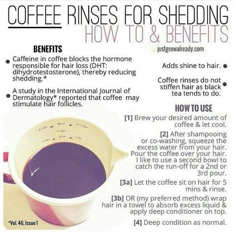 Coffee rinse Instagram photo by HHJ ARMY™ Diy Hair Products Recipes, Coffee Hair, Oil Cleansing, Natural Hair Care Tips, Healthy Hair Journey, Hair Shedding, Hair Rinse, Black Hair Care, Hair Food