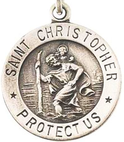 This is what a Christopher medal looks like. This is what the Christopher killer used as a calling card St Christopher Tattoo, Military Sleeve Tattoo, St Christopher Medal, Trophies And Medals, C Tattoo, Thigh Piece, St Christopher, Saint Christopher, Simple Love Quotes