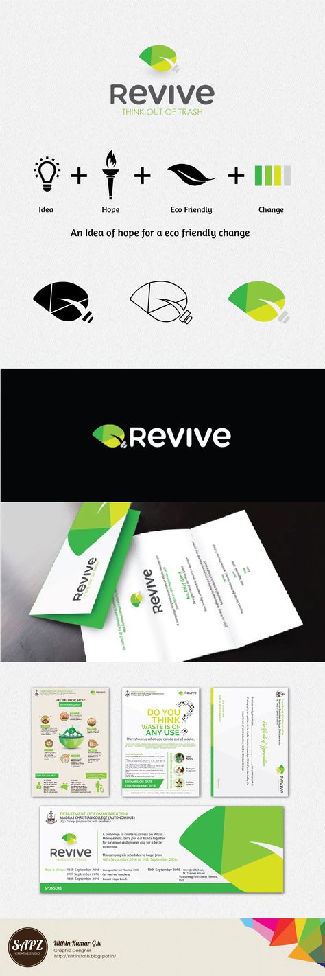 Revive Waste Management PR Campaign Madras Christian College Waste Management Logo, Pr Campaign, Management Logo, Clinic Logo, Social Campaign, Christian College, Campaign Logo, Brand Campaign, Waste Management