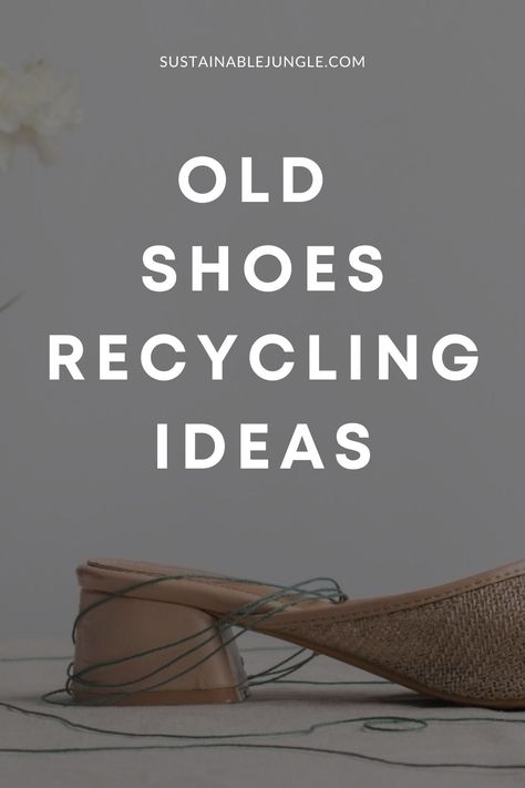 Your tired dress shoes or broken-down running shoes could get a second life, even if they’re no longer wearable. So what’s the responsible answer to the age-old problem of what to do with old shoes? Well, there isn’t a sole solution, but if you tighten your laces we’ll run you through all the options including recycling old shoes, upcycling and reusing. Shoe Restoration Diy, Old Shoes Upcycle, Upcycle Heels, Old Heels Makeover, Old Worn Out Shoes, Upcycling Shoes, How To Fix Creased Shoes, Tired Dress, Upcycle Shoes