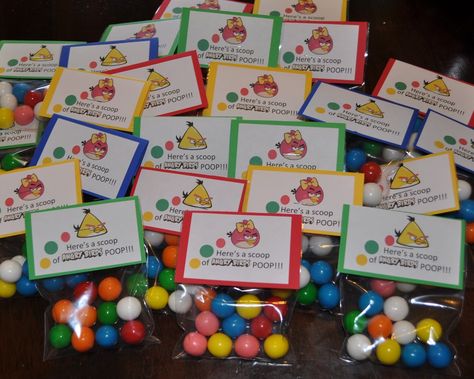 Angry Bird Poop - Party Favor Poop Party, Angry Birds Party, Angry Bird, Favor Ideas, Angry Birds, Party Favor, First Birthdays, Birthday Parties, Party Favors