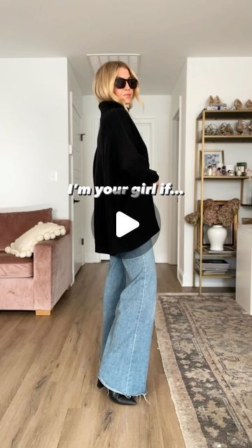 Leanne Barlow, My Outfit, Outfit Details, Wide Leg Jeans, Black Sweaters, Over The Years, Things To Think About, Fashion Inspo, Turtle Neck