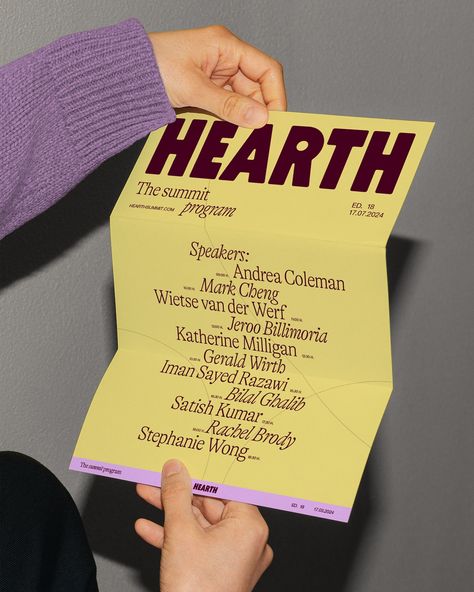 HEARTH :: Behance Behance Layout, Handout Design, Branding Layout, Text Layout, Typography Layout, Poster Layout, Design Graphique, Graphic Design Posters, Visual Design