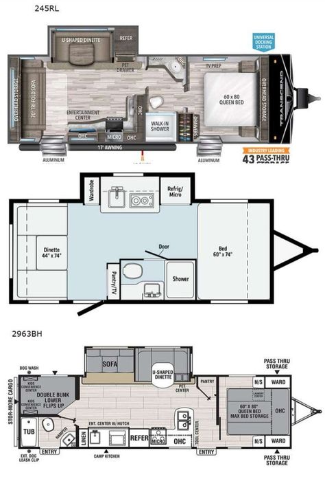 Trailer Layout Floor Plans, Camper Layout Floor Plans, Rv Layout Floor Plans, Mythical House, Three Car Garage Plans, Camper Layout, Trailer Floor Plans, Travel Trailer Floor Plans, Camper Flooring