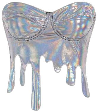 Holographic Crop Top, Going Out Outfits Night Club, Holographic Top, Modern Abstract Art Geometric, Things I Need To Buy, Black Tube Top, Shein Icon, Top Shein, Black Femininity