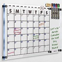 Calendar White Board, White Board Calendar, Acrylic Wall Calendar, Dry Erase Wall Calendar, Agenda Book, Large Wall Calendar, Office Calendar, Whiteboard Calendar, Dry Erase Wall