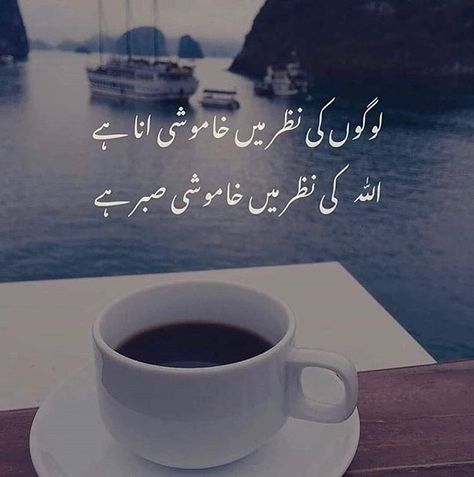 Urdu Poetry Official on Instagram: “#khamoshi” Urdu Sayings, Status Poetry, Urdu Status, Inspirational Quotes In Urdu, Urdu Funny Poetry, Society Quotes, Soul Poetry, Urdu Love Words, Sufi Poetry