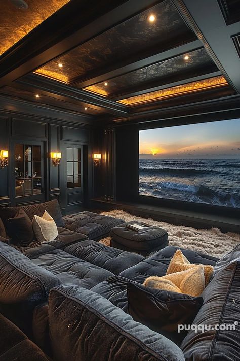 Small Theater Room: Creating Big Experiences in Compact Spaces - Puqqu Small Theater Room, Small Home Theater, Theatre Room Ideas, Basement Movie Room, Home Theater Room Design, Theater Rooms, Tiered Seating, Theater Room Design, Media Room Design