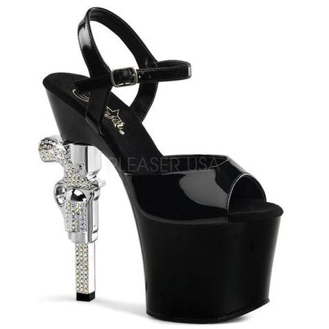 7 Inch Heels, Alternative Shoes, Pleaser Heels, Festival Shoes, Punk Boots, Pleaser Shoes, Ankle Strap Sandals Heels, Wedges Sandals, Rhinestone Heels