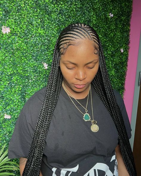 Small Fulani Braids Hairstyles Designs, Small Tribals With Knotless Braids, Labor Braids, Half And Half Braids, Tribals With Knotless Braids, Vacation Braids, Large Knotless, Cornrows Natural Hair, Empowering Tattoos