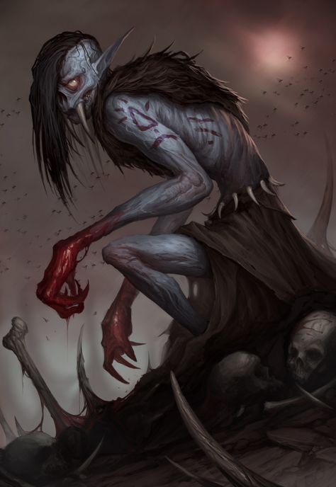 ArtStation - Prehistoric Vampire, David Franco Ancient Vampire, Dragon Age Rpg, Monster Vampire, Dark Creatures, Humanoid Creatures, Vampires And Werewolves, Vampire Art, Fantasy Beasts, Monster Concept Art