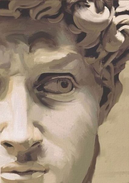 Michelangelo David, Computer Cover, Istoria Artei, Artist Work, Arte Van Gogh, Cover Illustration, Famous Paintings, Wallpaper Pastel, 수채화 그림