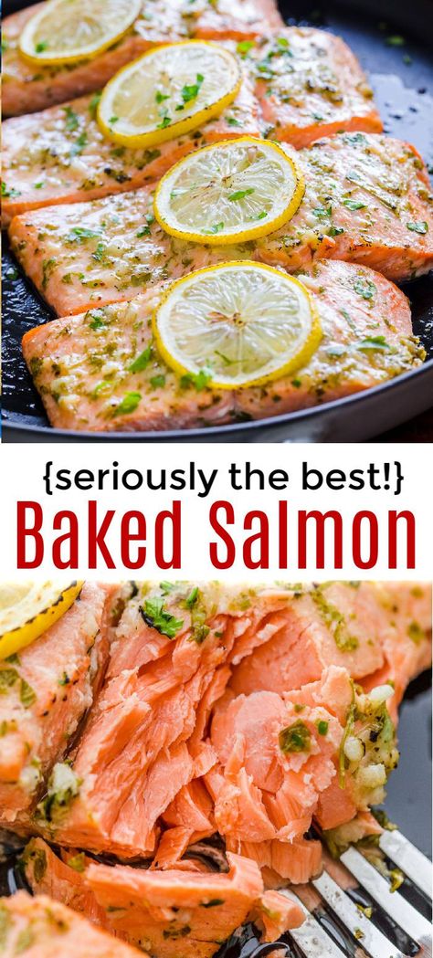 So easy!! Oven Roasted Salmon with the best marinade. 20 minute salmon recipe from start to finish and a family favorite. It's a keeper for sure!   #salmon #roastedsalmon #ovenbakedsalmon #ovenroastedsalmon #easysalmon #garlicsalmon #dijonsalmon #seafood #fish Best Marinade, Salmon Dinner Recipes, Oven Roasted Salmon, Oven Baked Salmon, Best Seafood Recipes, Salmon Dinner, Fish Recipes Healthy, Baked Salmon Recipes, Salmon Dishes