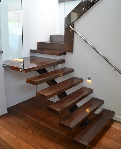 Invermay - Gowling Stairs Small Space Stairs, L Shaped Stairs, Staircase Manufacturers, Staircase Pictures, Timber Stair, Types Of Stairs, Open Stairs, Timber Staircase, Metal Stairs