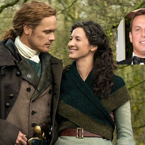 Caitriona Balfe finally reveals whether she pictures Sam Heughan when reading Outlander books Sam Heughan Wife, Caitriona Balfe Outlander, British Period Dramas, Fraser Clan, Je Suis Prest, Outlander Season 4, Richard Rankin, Jaime Fraser, Sam Heughan Caitriona Balfe