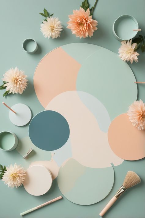 Ready to transform your kitchen with the Best 5 Palettes SW colors featuring Mint Green and Peach? Dive into this daily routine for interior design inspiration.
#ad  


#kitchen
#wallpaint2024
 #color2024
 #DIYpainting
 ##DIYhomedecor
 #Fixhome Colors With Mint Green, Mint Green Color Palette, Painting Kids Furniture, Mint Green Kitchen, Ad Kitchen, Sherwin Williams Color Palette, Top Paintings, Sherwin Williams Colors, Green Palette