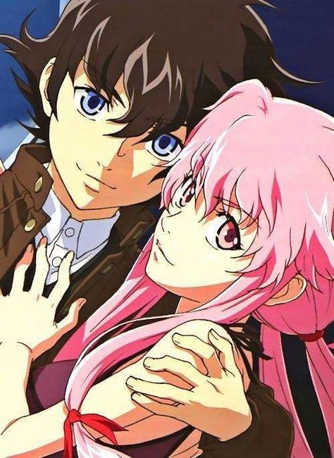 Yuki x Yuno Future Diary Yuno, Yuno Mirai Nikki, Future Diaries, Mirai Nikki Future Diary, Gasai Yuno, Future Diary, Yuno Gasai, Gurren Lagann, Deus Ex Machina