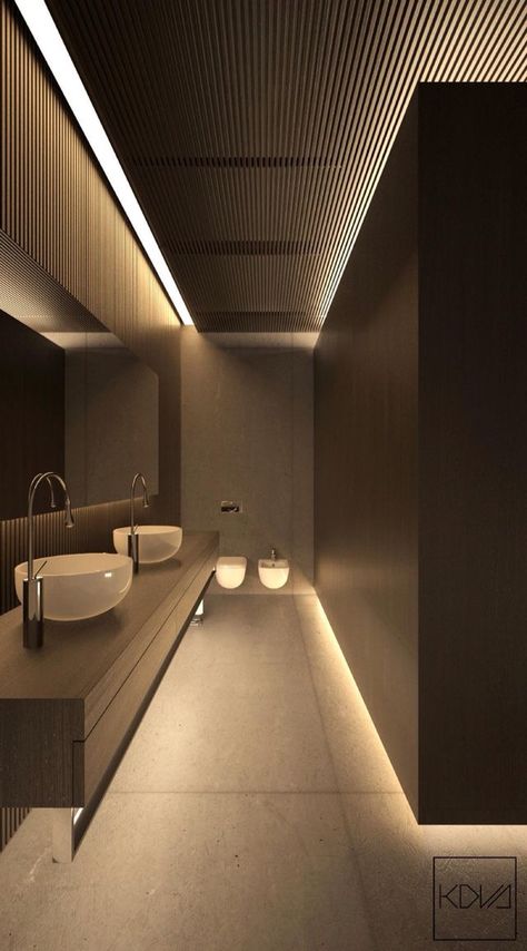 Bathroom Lighting Design, Ceiling Details, Relaxing Bathroom, Restroom Design, Company Design, Public Bathrooms, Revere Pewter, Luxury Bathrooms, Bad Inspiration