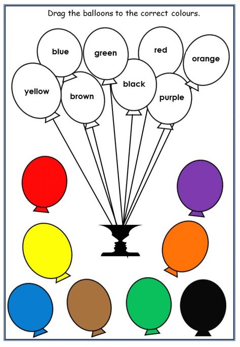 Colours interactive activity for Year 1. You can do the exercises online or download the worksheet as pdf. Learn Colours Activities, Esl Colors Worksheets, Colours Worksheet For Preschoolers, Year 1 English Activities, Pg Class Worksheet, Colouring Activities For Kids Preschool, Colours Worksheet For Kindergarten, Colours For Kids Worksheet, Colours For Preschool