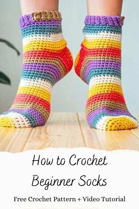 https://brianakdesigns.com/felici-crochet-socks-free-beginner-pattern/ Crochet Slouch Socks, Simple Crochet Socks, Sock Yarn Projects Crochet, Crochet Toe Socks, Sock Patterns Crochet, Free Crochet Pattern Socks, Crochet Ankle Socks, Granny Square Socks, Free Crochet Sock Patterns Easy