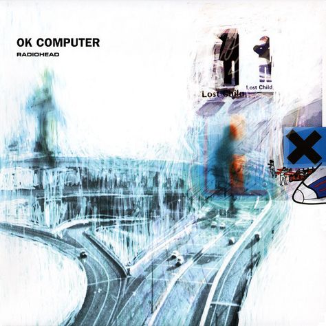 Radiohead Ok Computer, Radiohead Poster, Radiohead Albums, Ok Computer, Cool Album Covers, Thom Yorke, Great Albums, Music Album Covers, Music Album Cover