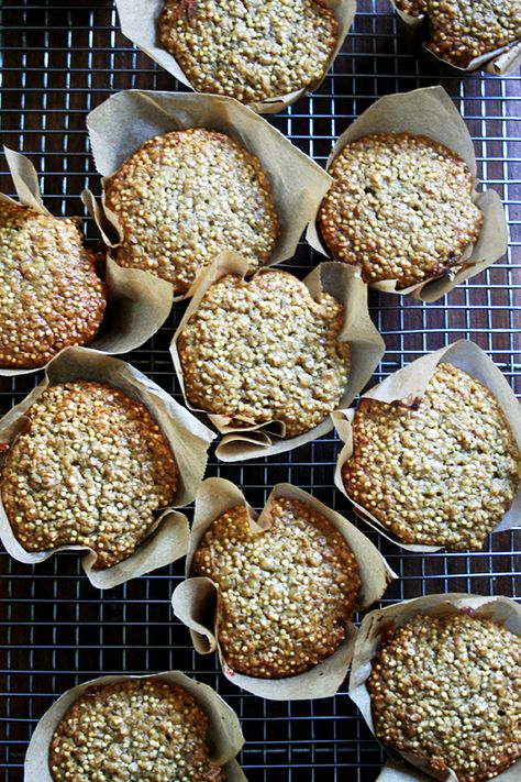 Millet muffins Alexandras Kitchen, Millet Muffins, Make Ahead Brunch Recipes, Car Snacks, Make Ahead Brunch, Trip Snacks, Millet Recipes, Road Trip Snacks, Oatmeal Muffins