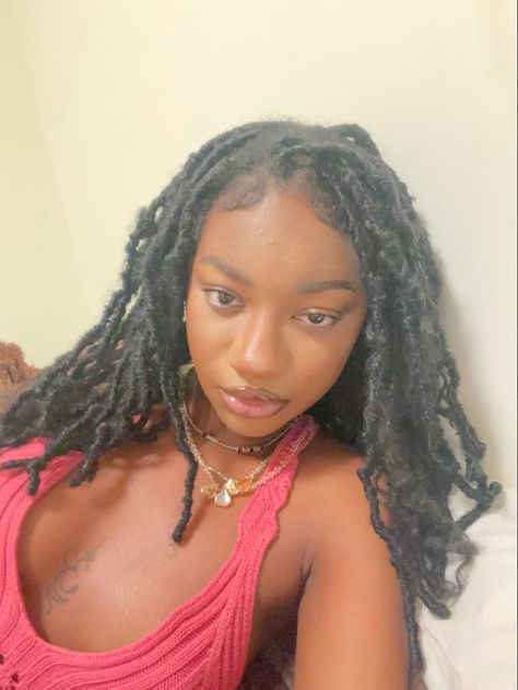 Fluffy Locs Black Women, Woman With Locs, Vacation Hairstyles, Loc Journey, Shorts Outfits Women, Hairdos For Curly Hair, Pretty Hair Color, Love Your Hair, Locs Hairstyles