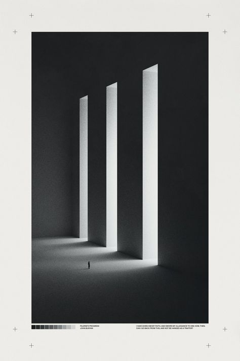 Shadow Architecture, Summer Pose, Paper Shapes, Graphic Posters, Light And Darkness, 다크 판타지, Architecture Poster, Typographic Poster, Brutalist Architecture