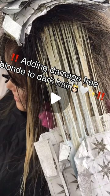 Patricia Nikole on Instagram: "‼️Like & Comment a 🤍 if you love this blend😍
‼️ Adding damage free blonde to dark hair👸🏻🤍✨
🤍So many brunettes struggle to get the right Blonde in their hair👸🏼? Lightening really dark hair can be a challenge! Using the right lightener is so important which is why I love & @SchwarzkopfUSA Blondme Premium 9+ lightener🤍✨. 
✨Colormelt- 
Base- 7-42 
Mids & Ends- 9-1 + 8-0

IGORA VIBRANCE 4% (13 Vol.) Activator Lotion

🤍What do you think?!😍
🤎Like, Share and Check out my other posts💕
Video credit: @alysestyles 
⭐️ Are you looking to grow your painting, Haircoloring & Business skills? Check out my online education 😻- Link in Bio👆🏽
✨✨✨✨✨✨✨✨✨✨✨✨✨✨
✨✨✨✨✨✨✨✨✨✨✨✨✨✨✨✨✨✨✨✨

🌟Online Education:  www.paintedhair.com

#hairreel #licensedtocreate #hairinspo #hair How To Lighten Dark Hair, Blonde To Dark Hair, Lighten Dark Hair, Lightening Dark Hair, Igora Vibrance, How To Lighten Hair, Dark Blonde Hair, Business Skills, Color Melting