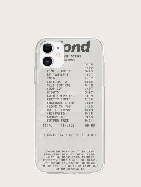 Frank Ocean Phone Case, Ocean Phone Case, White Ferrari, Boys Don't Cry, Frank Ocean, Self Control, Amazing Products, A Good Man, Iphone Case