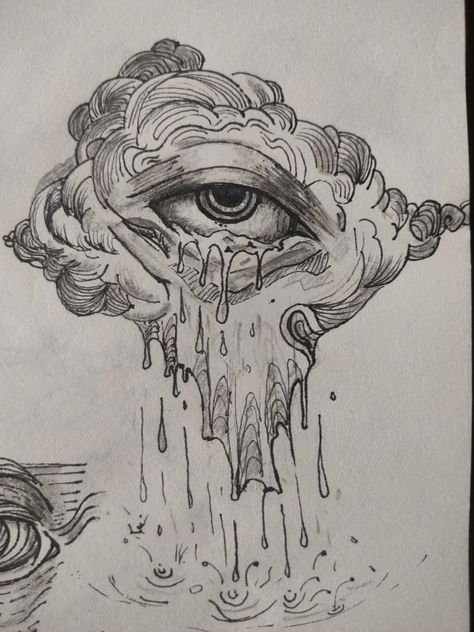 Doraemon Characters, Arte Grunge, Head In The Clouds, Grunge Art, Dark Art Drawings, Arte Inspo, Arte Sketchbook, Doodle Art Designs, In The Clouds