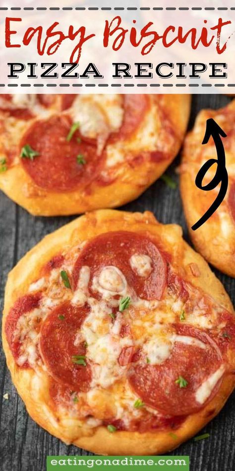 Mini Biscuit Pizzas, Pizza Biscuits Pillsbury, Pillsbury Biscuit Pizza, Pizza Recipes For Kids, Recipe Using Canned Biscuits, Biscuit Pizzas, Using Canned Biscuits, Pizza Biscuits, Iowa Food