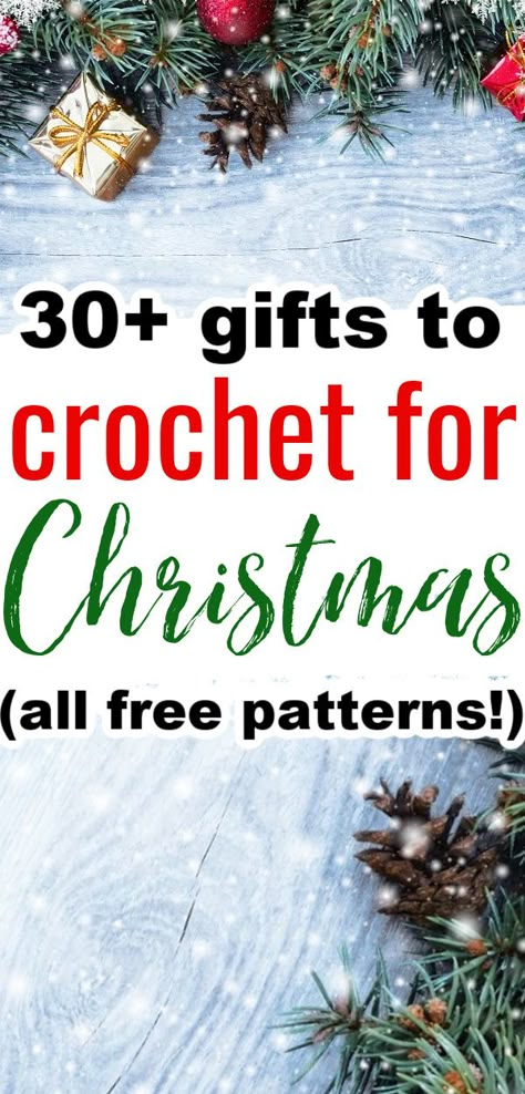 Gifts To Crochet, Crochet Xmas Gifts, Crochet For Christmas, Crochet Ornaments Free Pattern, Crochet Zig Zag, Small Crochet Gifts, Quick Crochet Gifts, Crochet Gift Ideas, Crochet Project Free