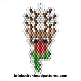 Christmas Brick Stitch, Bead Knitting, Seed Bead Projects, Beaded Banners, Holiday Beading, Beaded Earring, Beading Patterns Free, Brick Stitch Earrings, Brick Stitch Pattern