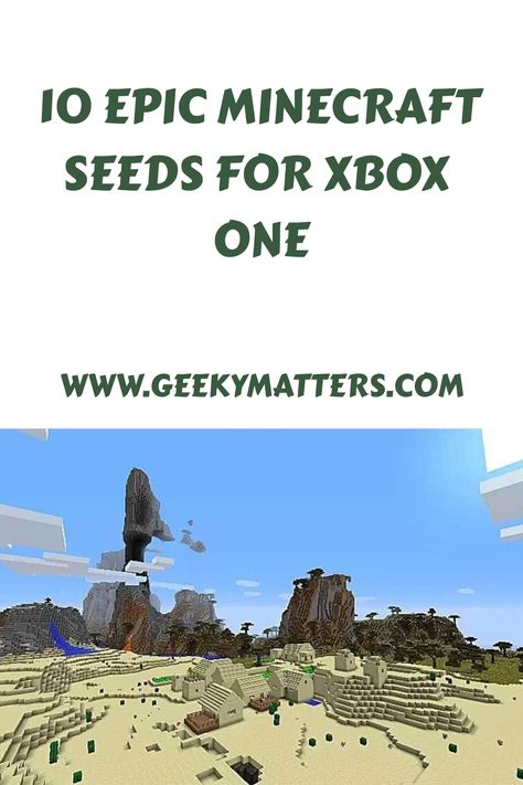 Minecraft Seeds Xbox One: The best of the best seeds. You’ll get hours of enjoyment and fun out of the seeds on our top 10 list. Come see what we found! Xbox Minecraft Seeds, Good Minecraft Seeds, Minecraft Seeds Xbox One, Cool Minecraft Seeds, Desert Temple, Jungle Temple, Third Temple, Minecraft Seeds, Island Survival