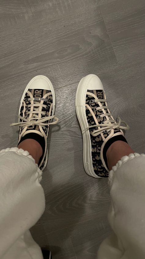 Dior Trainers Outfit, Christian Dior Sneakers Outfit, Dior Sneakers Outfit, Dior Trainers, Wishlist Shoes, Trainers Outfit, Dior Sneakers, Trendy Shoes Sneakers, Long Hair On Top