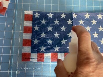 Patriotic Paper Crafts, Memorial Day Crafts Using Paper Plates, Memorial Day Poppies Plastic Bottles, Mini Flag Centerpiece, American Flag Placemats, Paper Napkin Rings, Navy Decor, Water Patterns, Blue Napkins