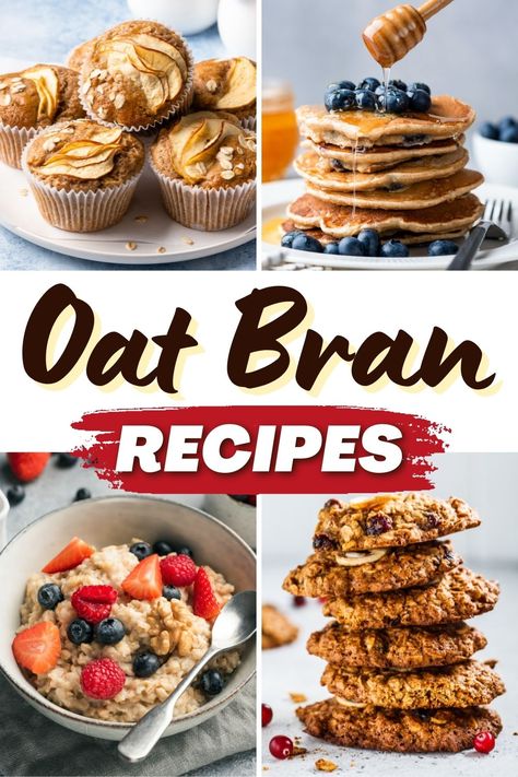 15 Best Oat Bran Recipes From Muffins to Cookies Healthy Oat Bran Recipes, Oat Bran Hot Cereal Recipes, Oat Bran Banana Bread, Oat Bran Muffins Recipes, Oat Bran Recipes Breakfast, Crackling Oat Bran Recipes, Oat Bran Muffins Healthy, Oat Bran Cookies, Bran Recipes Healthy