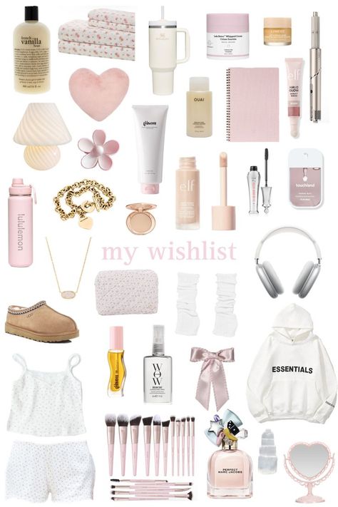 Christmas Wishlist For Teens, Wishlist Pink, Girly Christmas Gifts, Cute Birthday Ideas, Pink Lifestyle, Cute Lazy Day Outfits, Girly Gifts, Lazy Day Outfits, Pink Girly Things