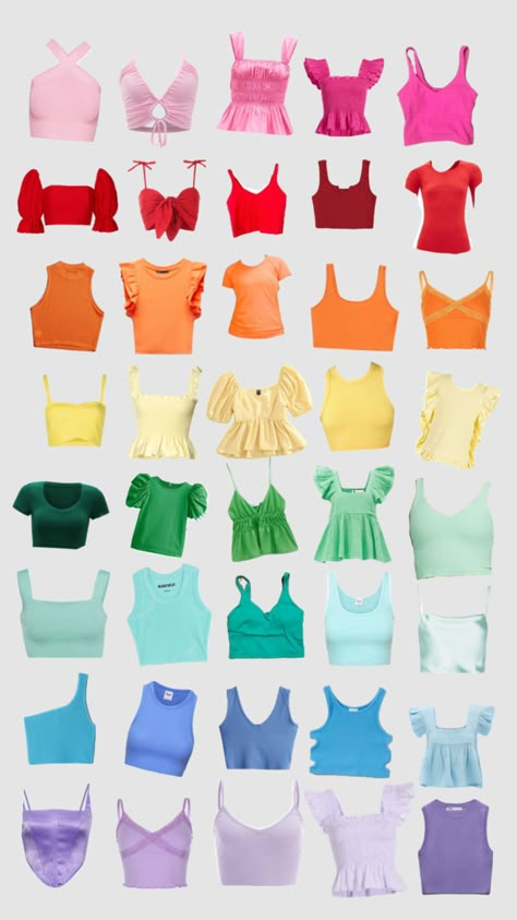 #rainbow #preppy #summer #shirts Preppy Tank Tops, Preppy Tops, Preppy Inspiration, Preppy Shirt, Fancy Shirt, Preppy Summer Outfits, Preppy Style Summer, Casual Preppy Outfits, Cute Preppy Outfits