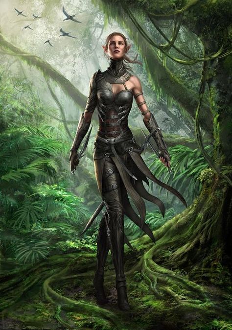 ArtStation - Divinity Original Sin 2 Main Characters, Dan Iorgulescu Divinity Original Sin 2, Divinity Original Sin, Female Elf, Wood Elf, High Elf, Fantasy Rpg, Fantasy Inspiration, Fantastic Art, Dnd Characters