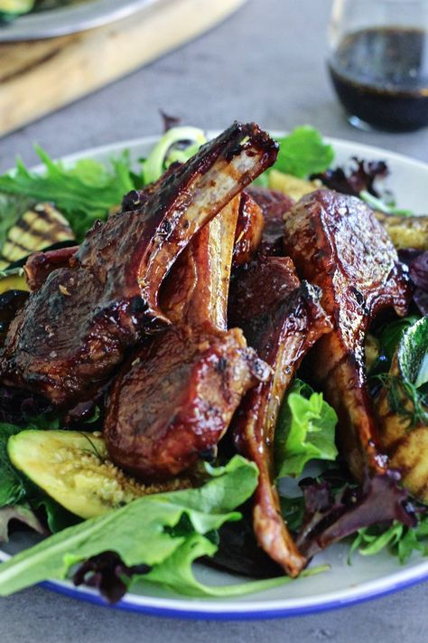 Lamb Cutlets Recipe Dinners, Lamb Cutlets Recipe, Fruit Galette Recipe, Fruit Galette, Charred Lemon, Cook Lamb, Lamb Cutlets, Lamb Dinner, Lamb Chop Recipes