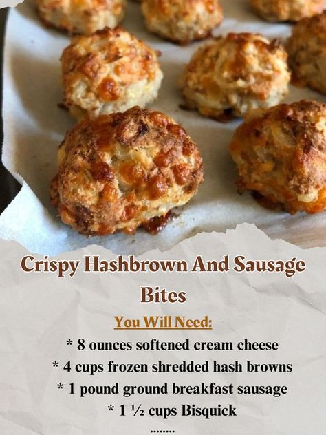 Favorite Grandma's Recipes Ground Breakfast Sausage, Sausage Bites, Grandma's Recipes, Breakfast Sausage, Hash Browns, 1 Pound, Breakfast Lunch