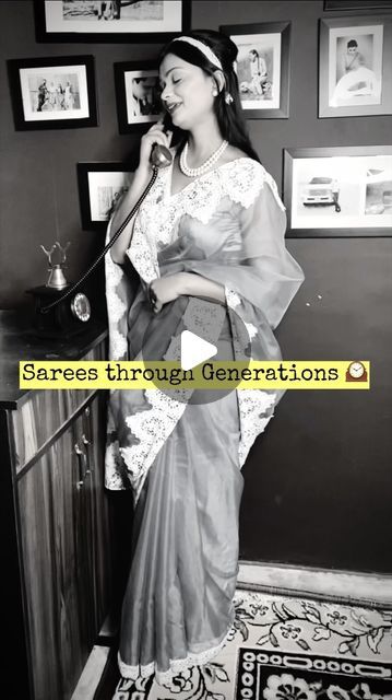 Shreya Rajput on Instagram: "Pick your vibe💫✨💜 & comment your favourite look

Saree @wardrobe__luxury__shreya 

Follow for more 

Saree organza sari retro fashion fashion blogger 90’s kid’s relatable music generations 

#trendingreels #viral #fashionblogger #explorepage #saree" 90s Saree Look, Retro Saree Look, Organza Sari, Y2k Fashion Early 2000s, Farewell Sarees, Saree Organza, Bollywood Theme, 90s Bollywood, Net Saree