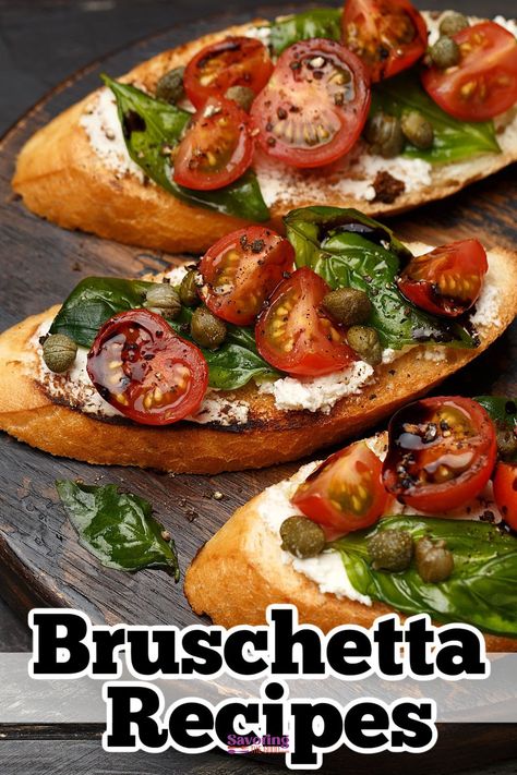 Garlic Bread Topping, Recipes For Bruschetta, Italian Bread Toppings, Bracetta Recipe, Beef Bruschetta, Recipes With Baratta, Brochette Bread, Grilled Bread Appetizer, Bruschetta Bread Recipe