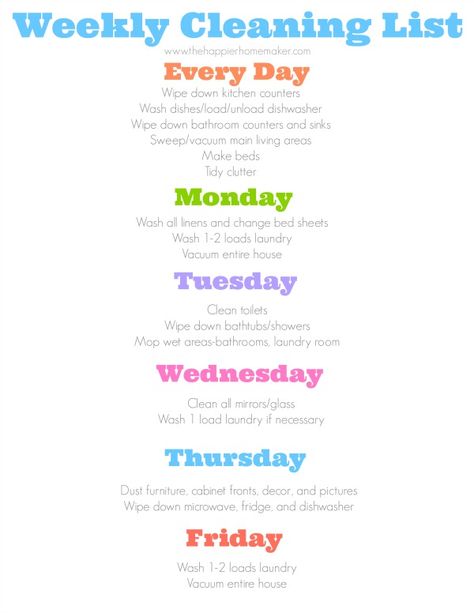 Do you need help with cleaning? Here's a daily cleaning schedule with a blank free printable to fill out your own schedule! Daily Cleaning List, Weekly Cleaning List, Daily Cleaning Schedule, Cleaning Checklist Template, Summer Cleaning, Cleaning Schedule Printable, Cleaning Schedules, Weekly Cleaning Schedule, Spring Cleaning Checklist