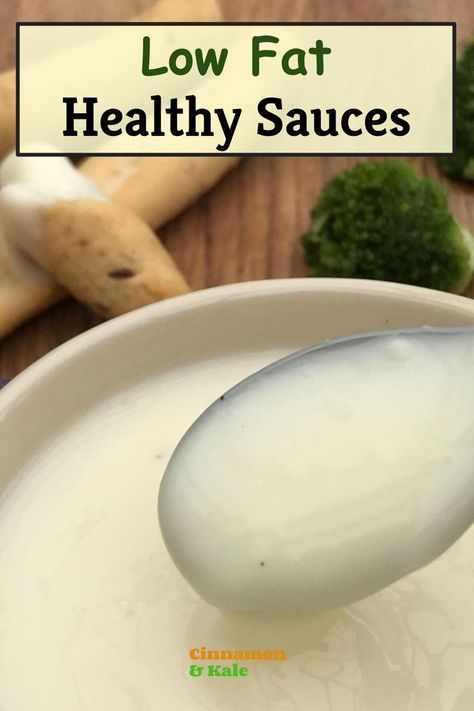 Sauces can make a dish but they can be laden with fat. Browse these 12 low fat sauces to transform your meals Low Fat Cream Sauce, Healthy Sauce Recipes, Low Calorie Sauces, Creamy Sauce For Chicken, Sauce For Vegetables, Healthy Sauce, Fat Free Recipes, Healthy Low Fat Recipes, Best Healthy Diet