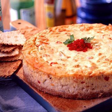 Crawfish Cheesecake Crawfish Cheesecake New Orleans, Crabmeat Cheesecake Recipe, Crawfish Cheesecake, Crabmeat Cheesecake, Seafood Cheesecake, Crab Cheesecake, Shrimp Cheesecake, Cheesecake Appetizer, Savory Cheesecakes