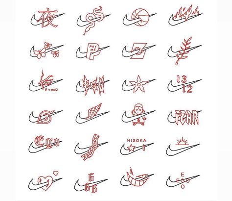 Nike Tatoos, Tattoo Nike, Nike Tattoo, Sharpie Tattoos, Small Hand Tattoos, Tattoo Stencil Outline, Small Tattoos For Guys, Hand Tattoos For Guys, Tattoo Style Drawings